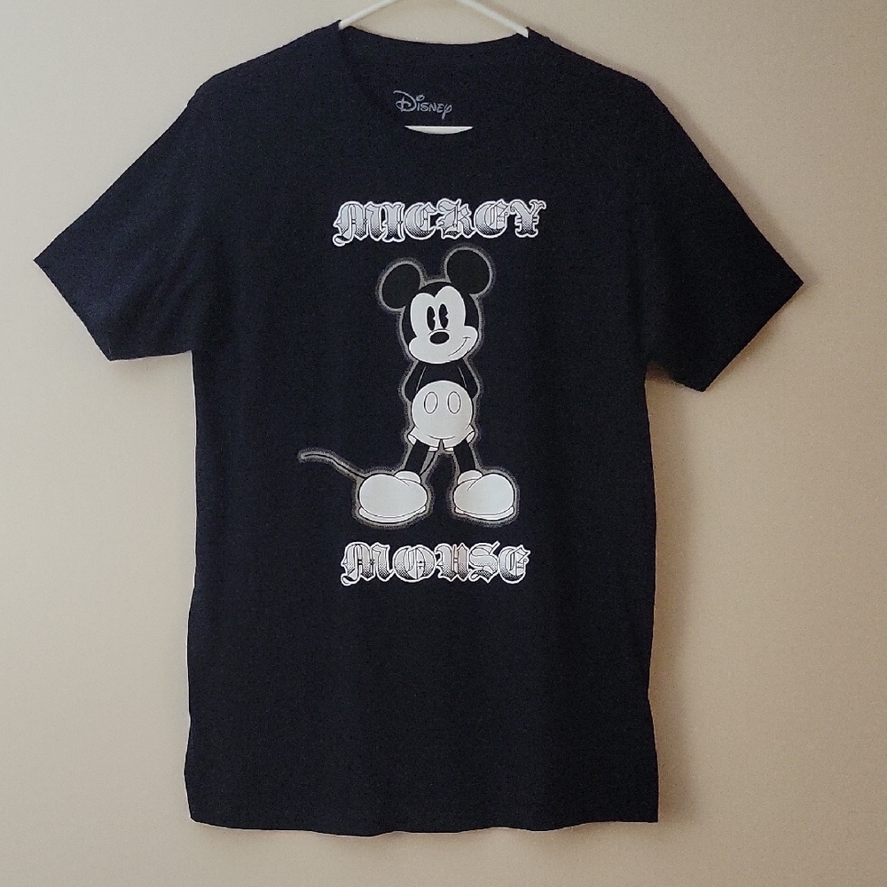 Disney Black and White Mickey Mouse Tee